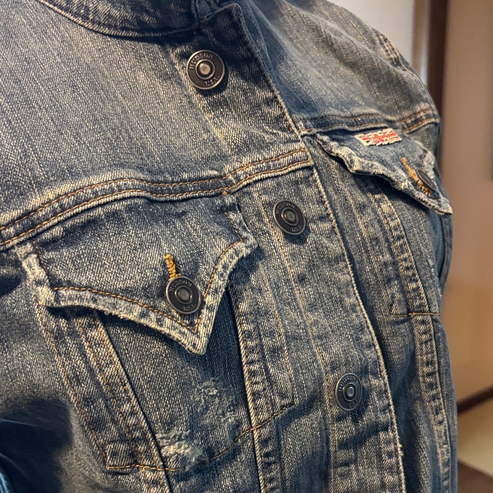 Hudson Jeans Blue Denim Jacket - Picture 3 of 8